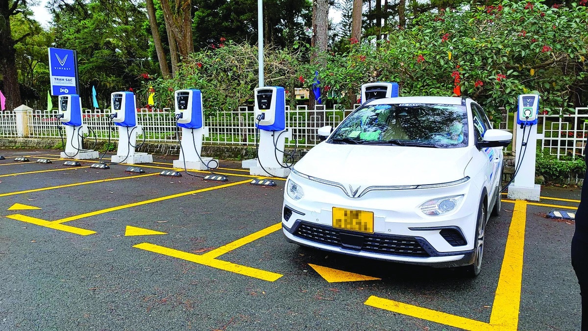 trạm sạc xe điện